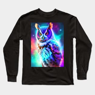 Nebula owl Long Sleeve T-Shirt